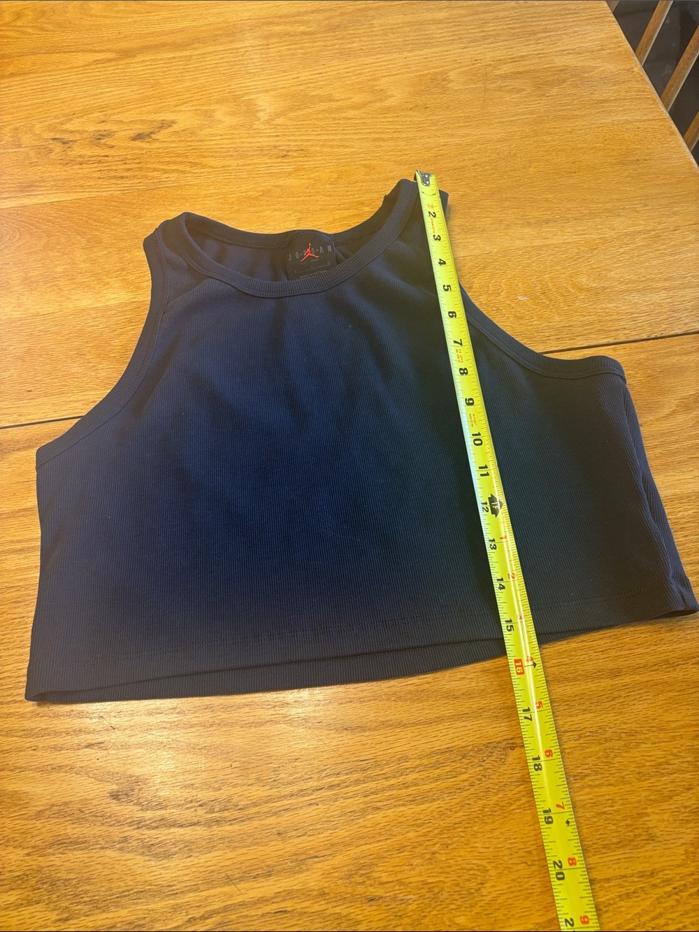 Jordan Medium White Cargo Track Joggers NWT with Jordan black crop top in large. - Picture 7 of 11